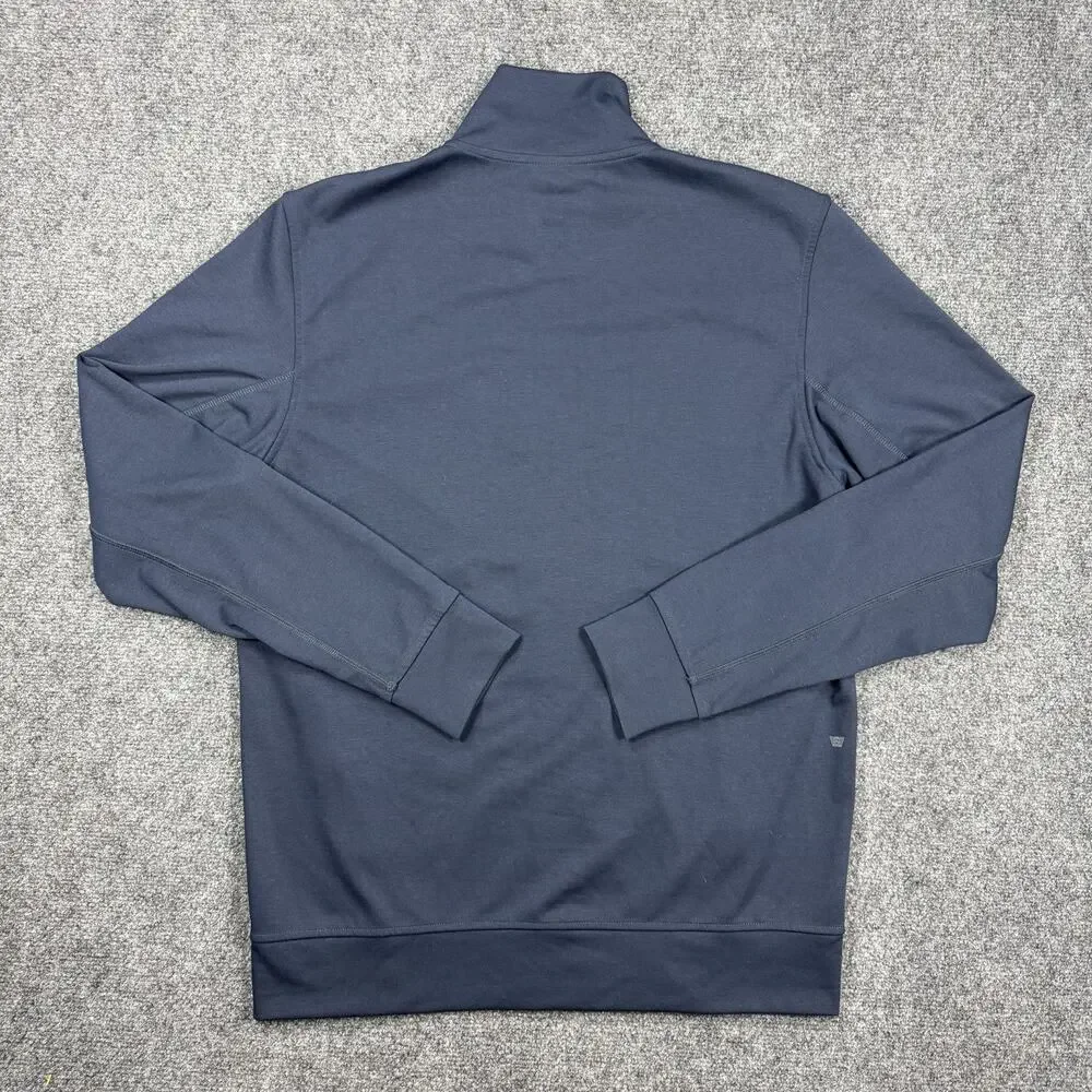 Mack Weldon Men’s Large Navy Full Zip Performance Jacket Stretch Zip Pocket